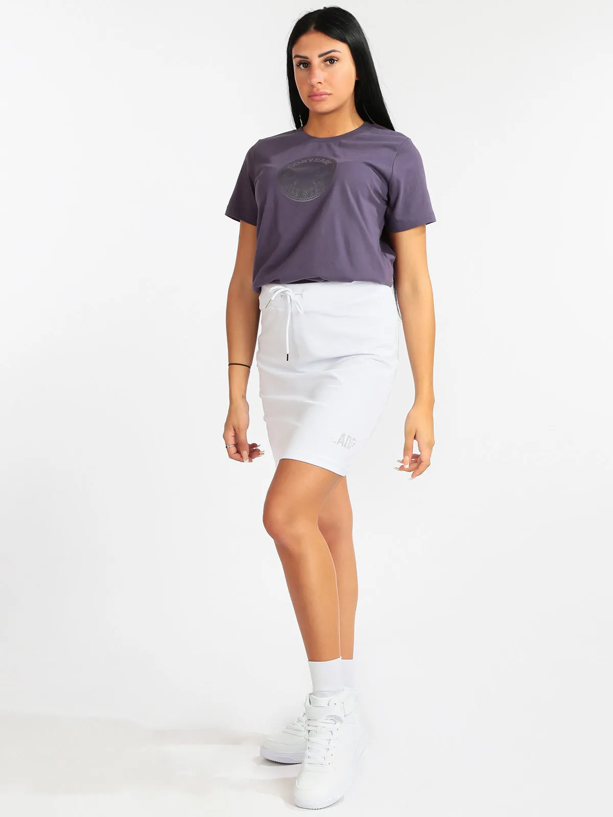 Converse T-shirt femme en coton