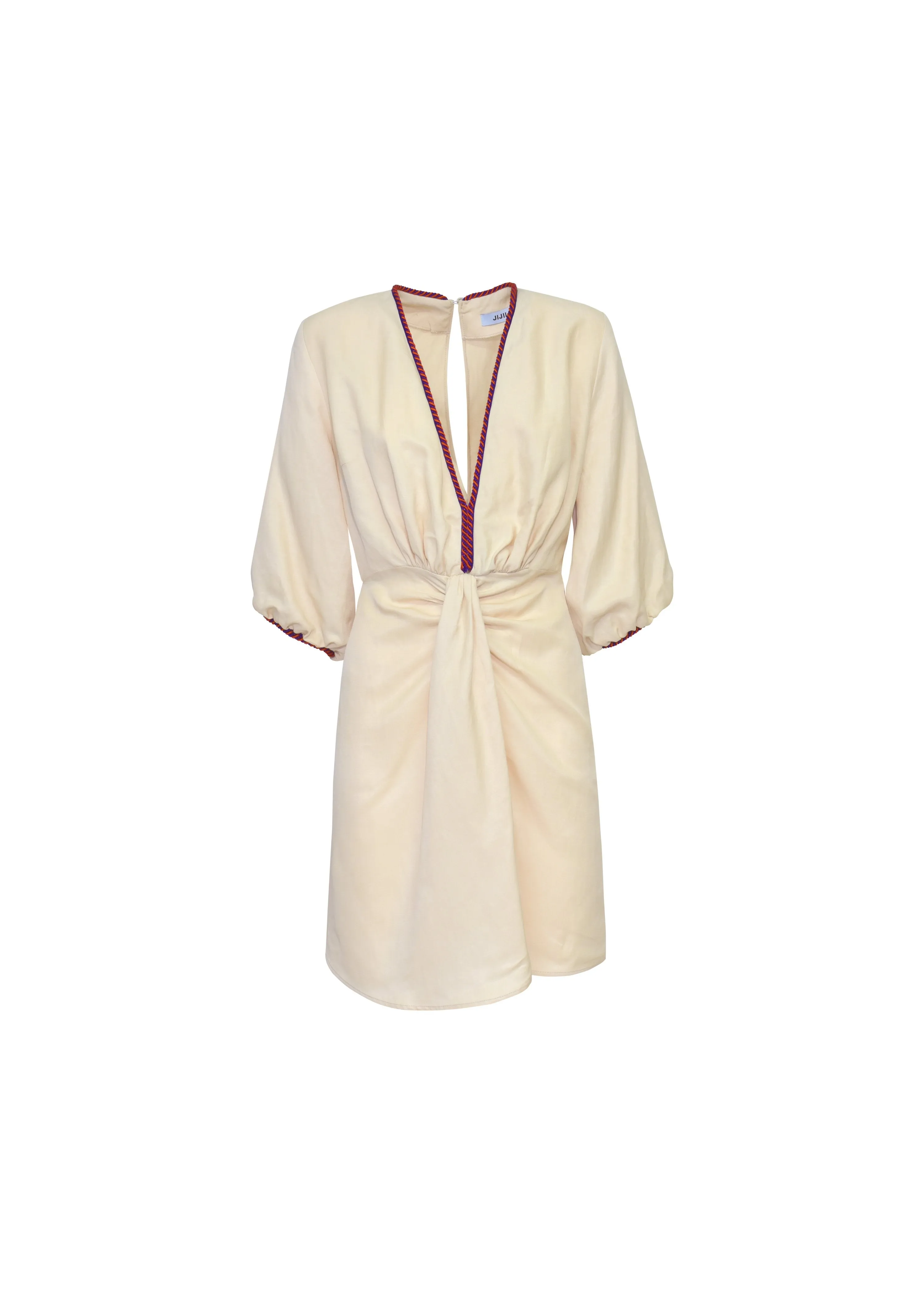 Crepe dress / Beige
