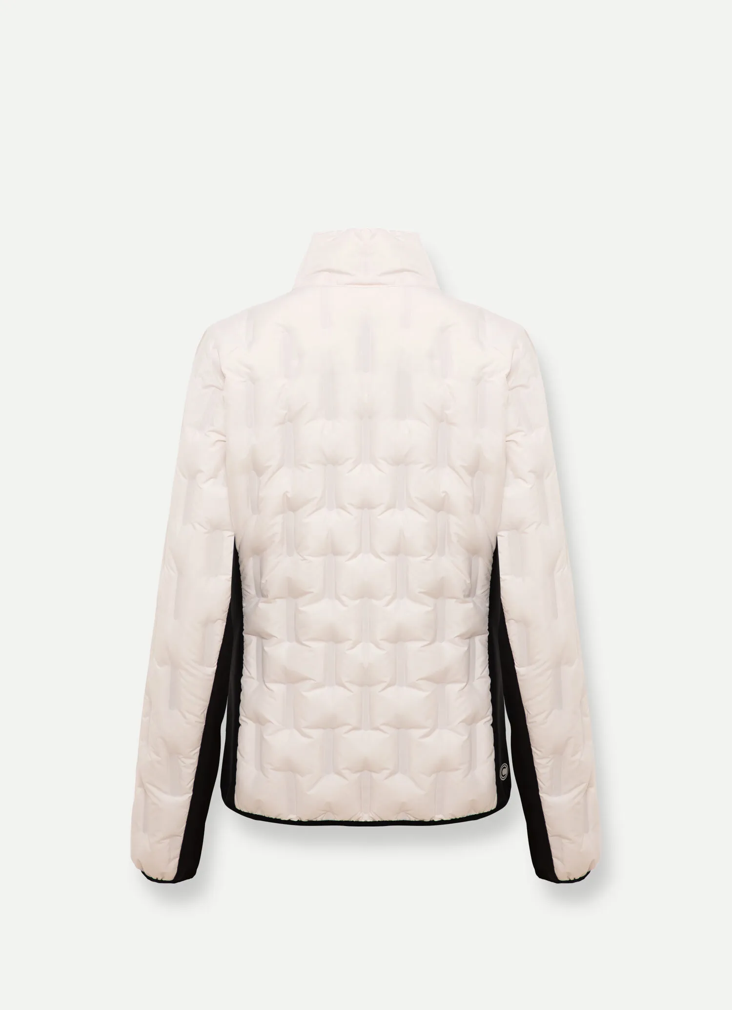 Down jacket with zipped pockets