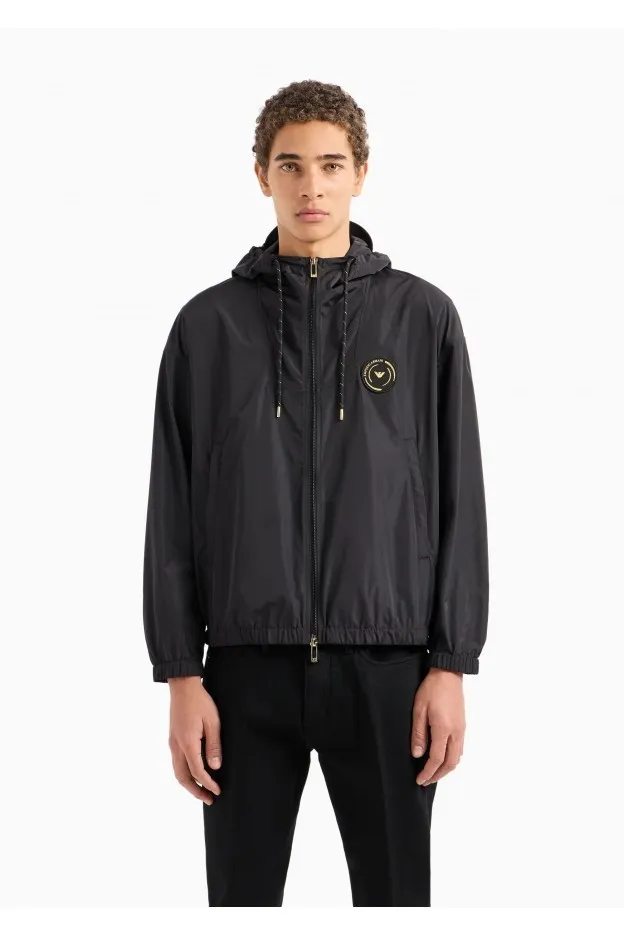   Emporio Armani     Emporio Armani Blouson In Nylon Jacquard Camoufalge Water Repellent Con Cappuccio E Patch Capsule Ramadan  