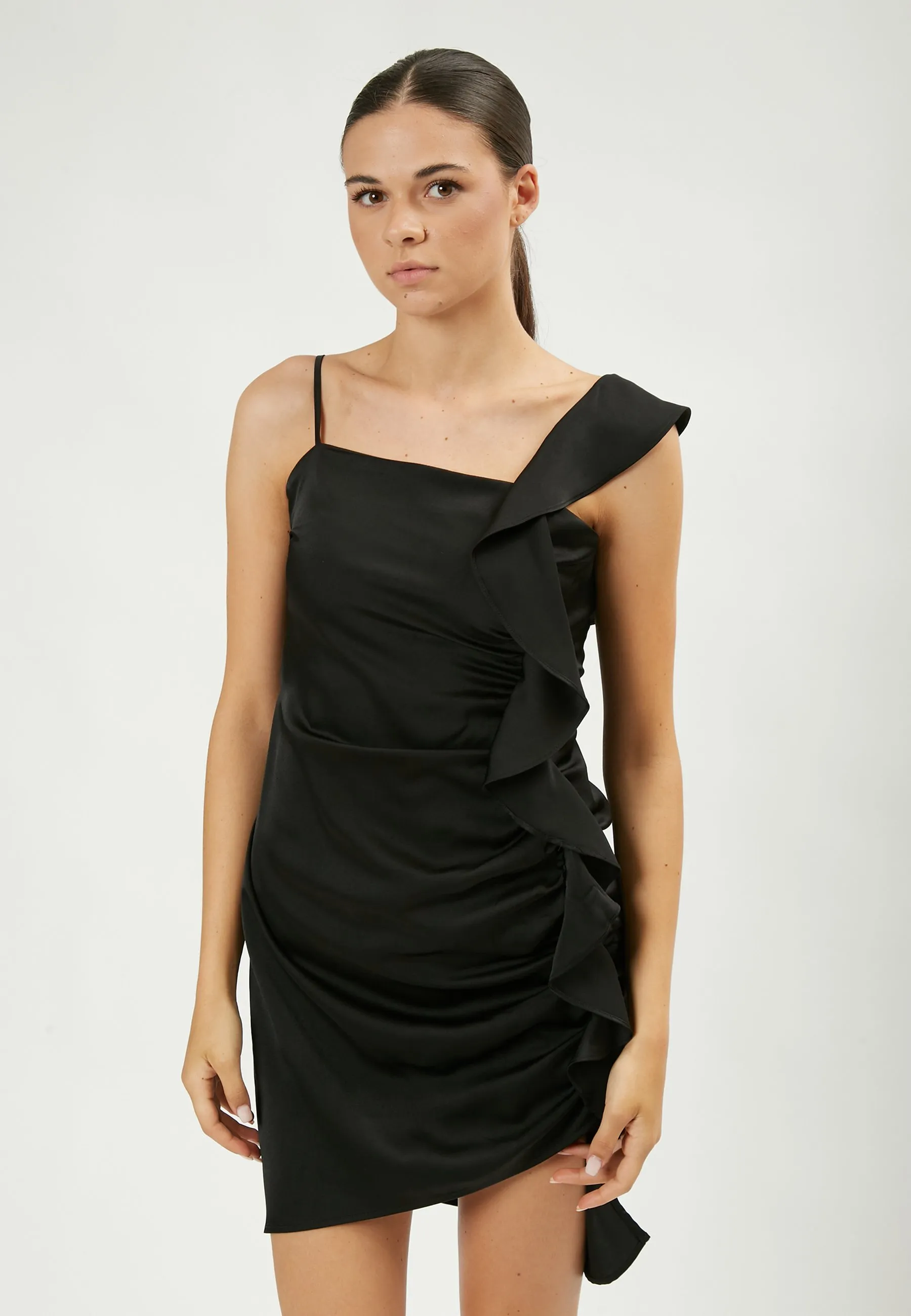 INFLUENCER DRESS DRAPPED MINI DRESS - Vestito elegante