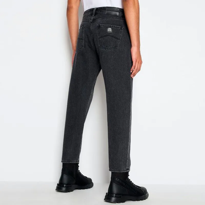 Jeans J71 nero carrot fit 