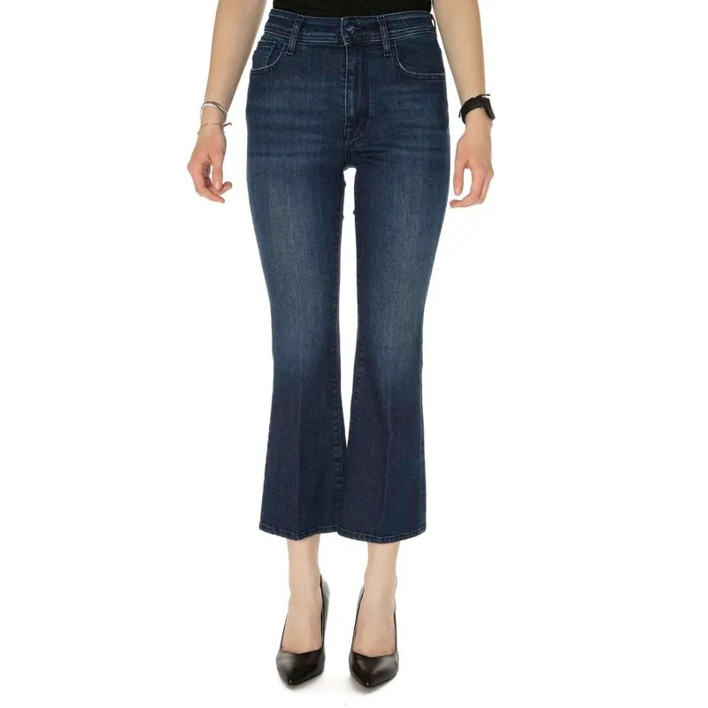 Jeans Victoria Cropped Flare High Waist 