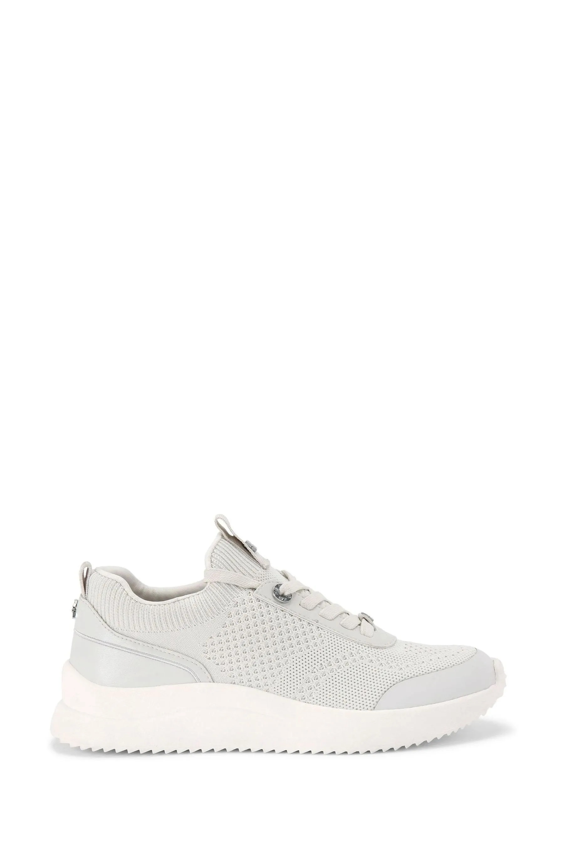 KG Kurt Geiger Layla Knit Lace Up Black Trainers    