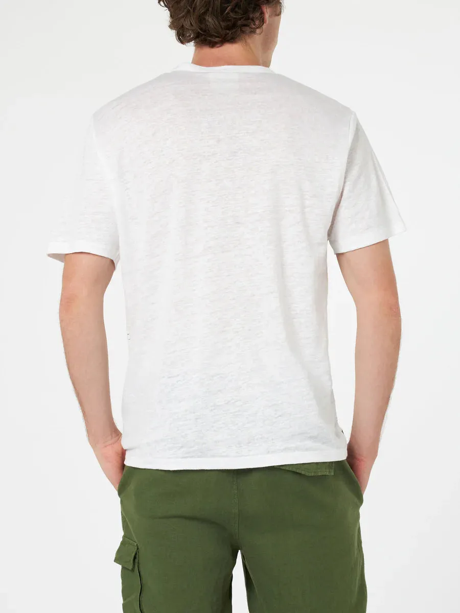Linen Jersey T-Shirt / White