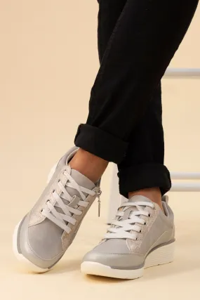 Lunar Kiley Cream Trainers    
