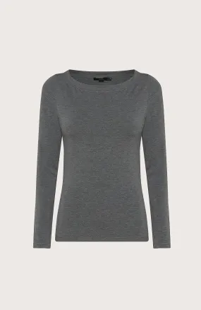 Maglia jersey a collo largo