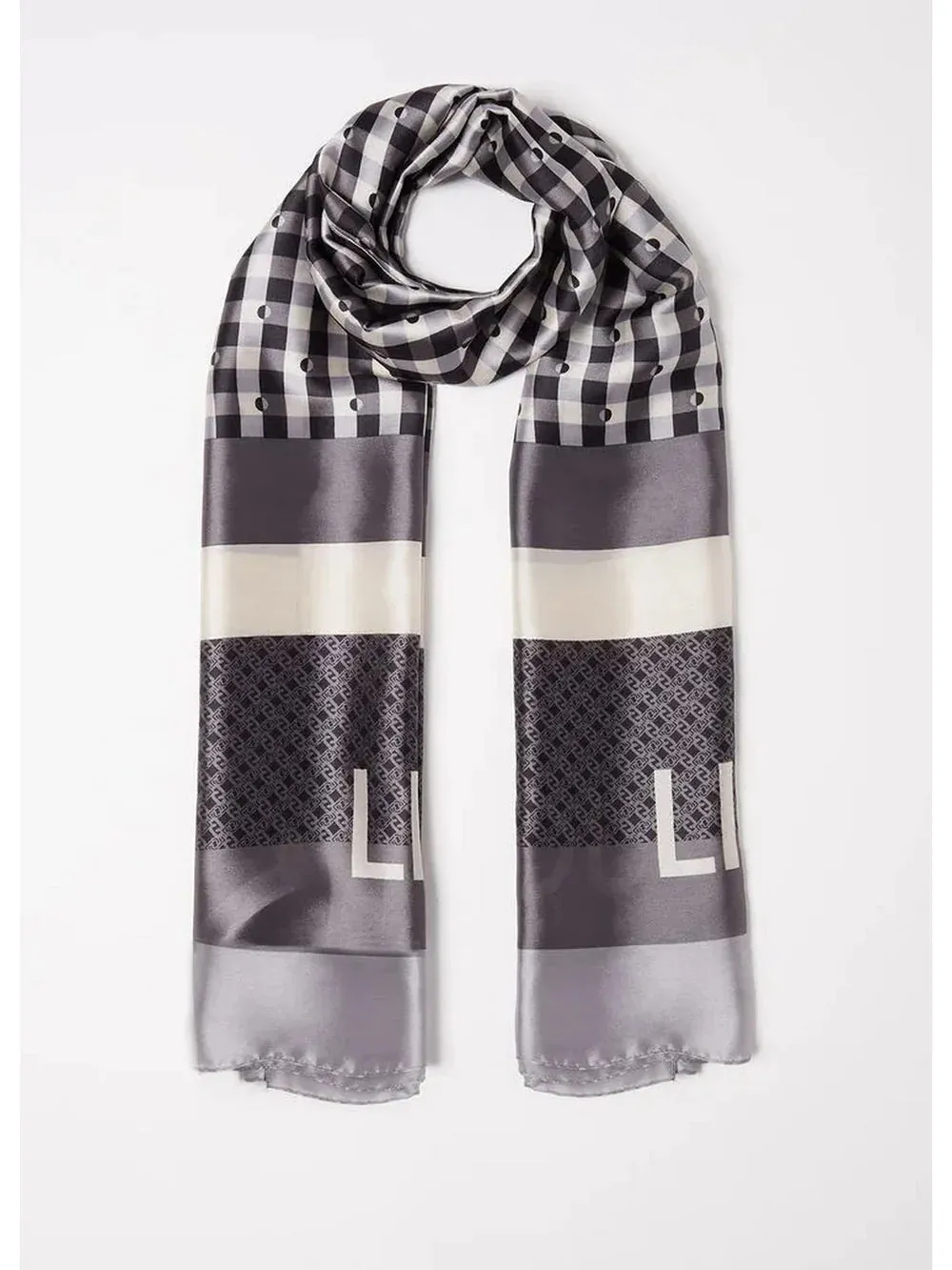 Scarf with Liu Jo Logo / Black