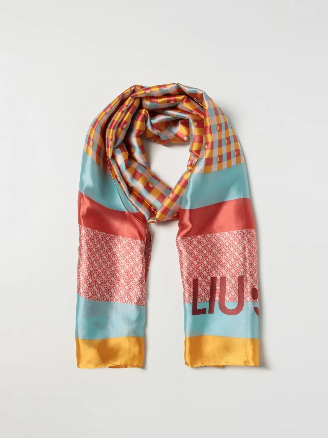 Scarf with Liu Jo Logo / Orange