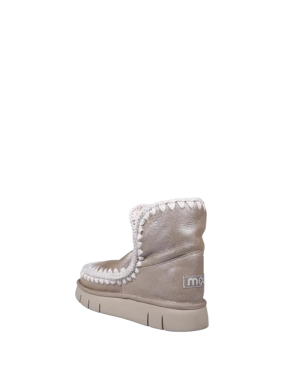 WOMAN MOU GREY LEATHER ESKIMO 18 BOUNCE BOOT